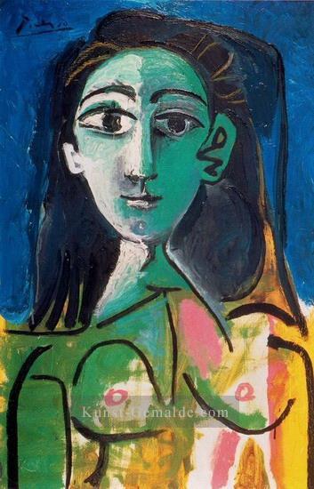 Porträt Jacqueline 1956 Kubismus Pablo Picasso Ölgemälde